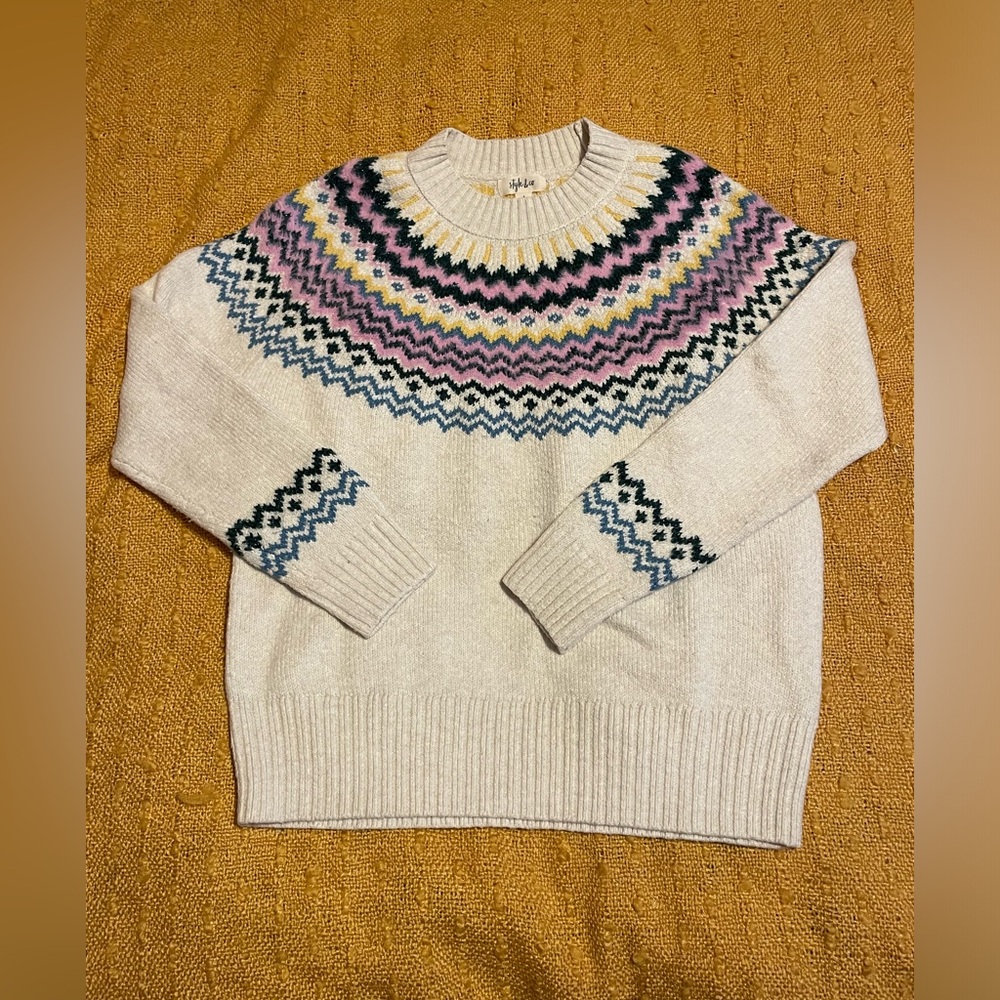 Style & Co. Mock Neck Sweater